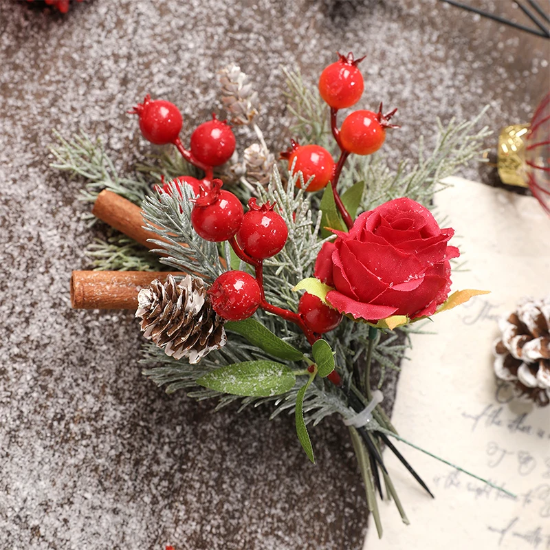 4/8 Buah 18Cm Dekorasi Natal 4 - Christmas Wreath Fake ulasan dan harga