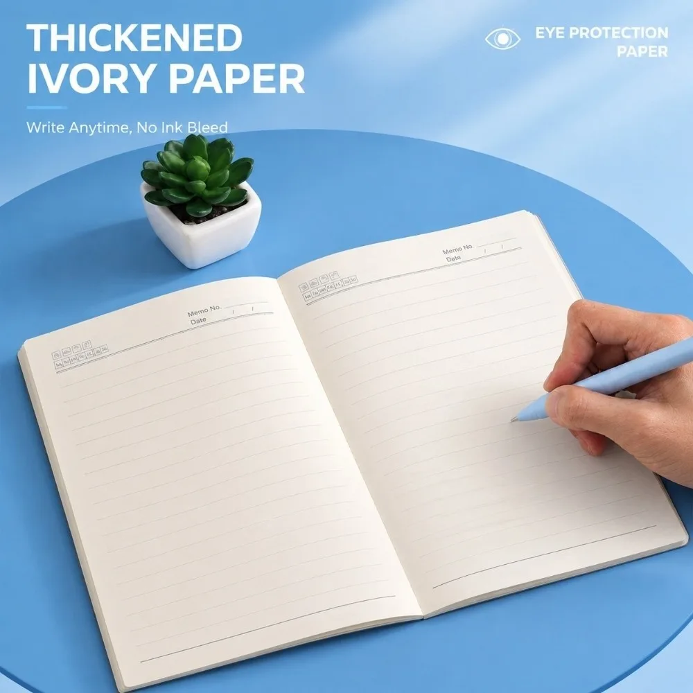 A5 Notebook Refill 200 Pages Blank / Lined Sketch Paper Replacement Insert Sketch Draft Design Replacement Paper Insert