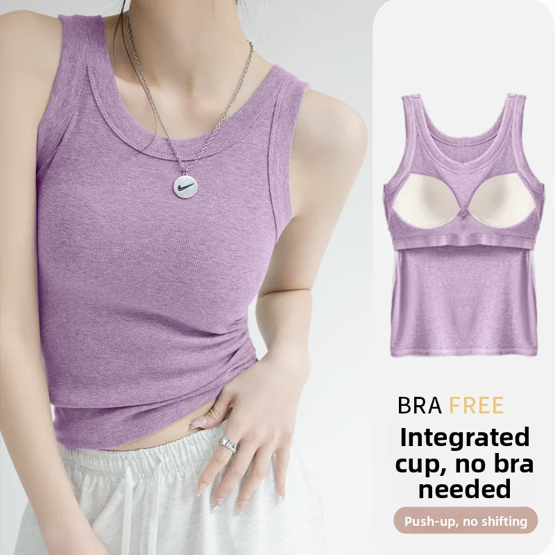 Thin Inteated Knitted Ice Silk Modal Tank Top Women Summer Underwear Breathable Lightweight Color Commute Sle Vest