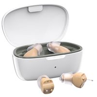 Over-the-counter hearing aids for seniors, Rechargeable hearing aids with noise reduction, Discreet and nearly invisible in-ear
