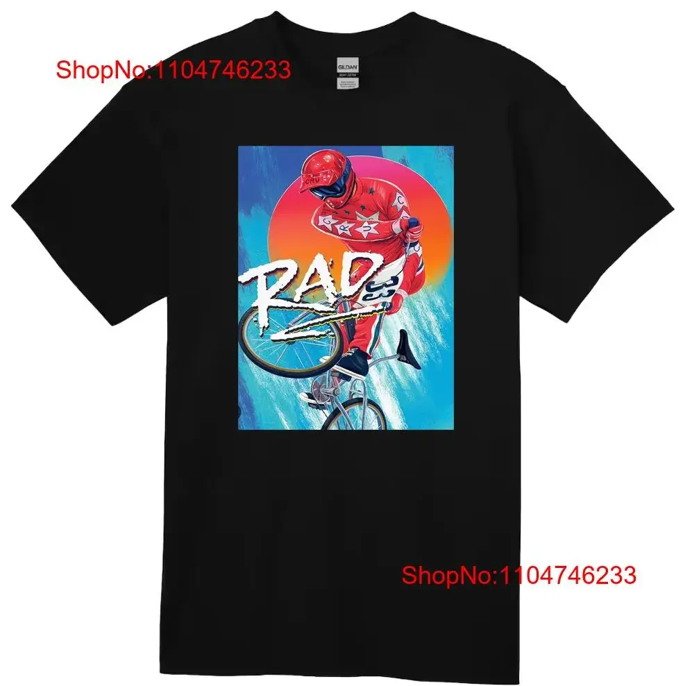RAD BMX MOVIE NOSTALGIA PREMIUM T Shirt SM 4XL JUST IN vintage Washed Comfortable Casual streetwear homme Versatile Stretched