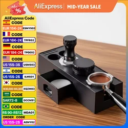 51-58mm ABS Coffee Portafilters Holder Coffee Filter Rack Espresso Tamper Mat Stand Cafe Tools Coffee Accessories for Barista