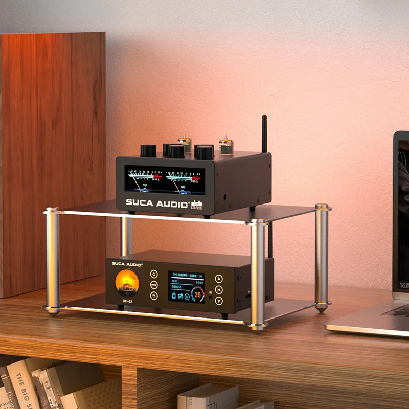 SUCA Aluminum Alloy Amplifier Rack HIFI Amplifier Headphone Amplifier Decoder Full Metal Audio Stand Two-Layer Three-Layer