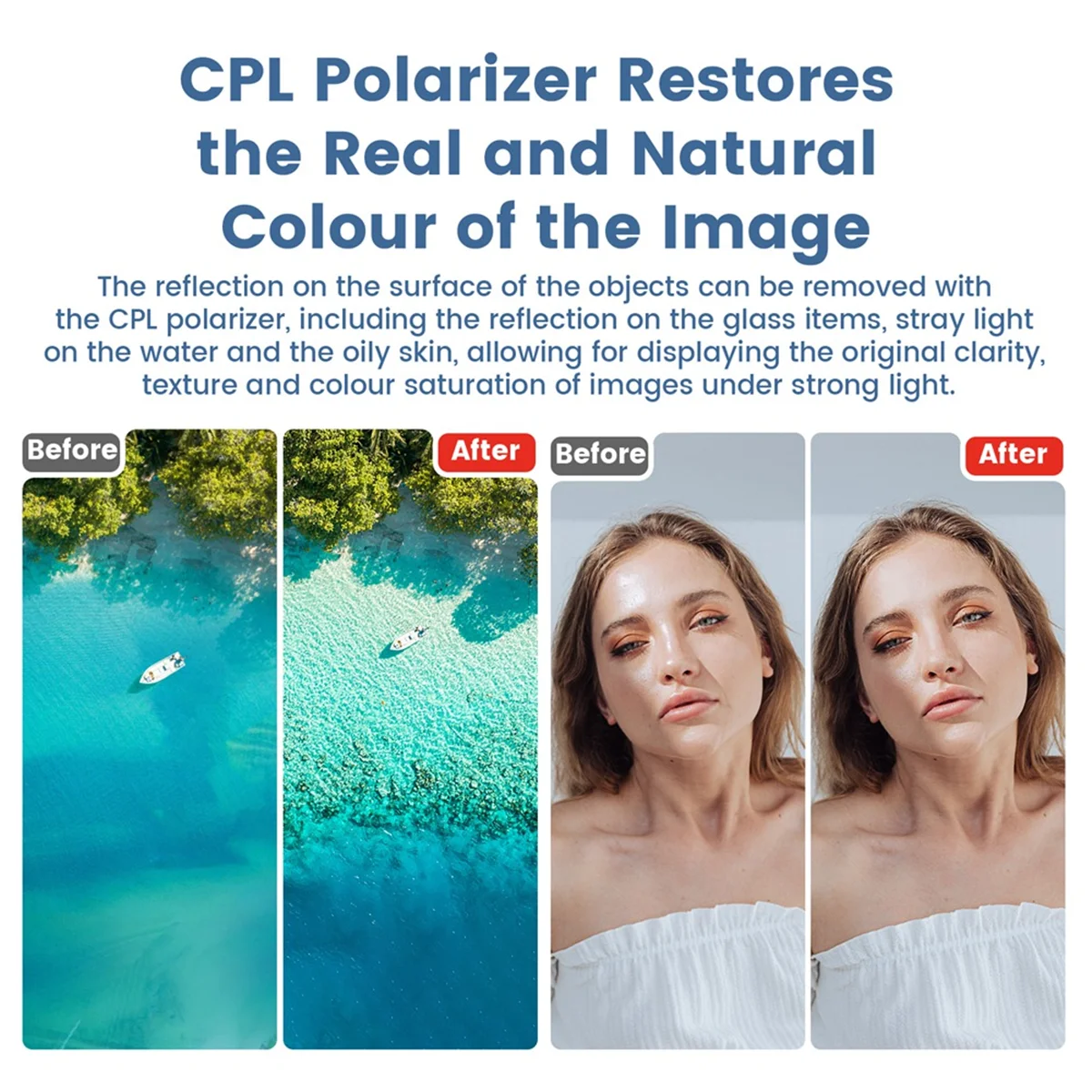 Jeu de filtres d'objectif pour accessoires de caméra PRO 2, Kit de filtres étanches Anti-buée CPL ND8 ND16 ND32, 4 pièces, meilleure vente