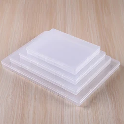 Stationery Stickers Plastic Storage Box Organizer Container Art Tool Case For Craft Desktop Beads Earring Jewelry Display Box