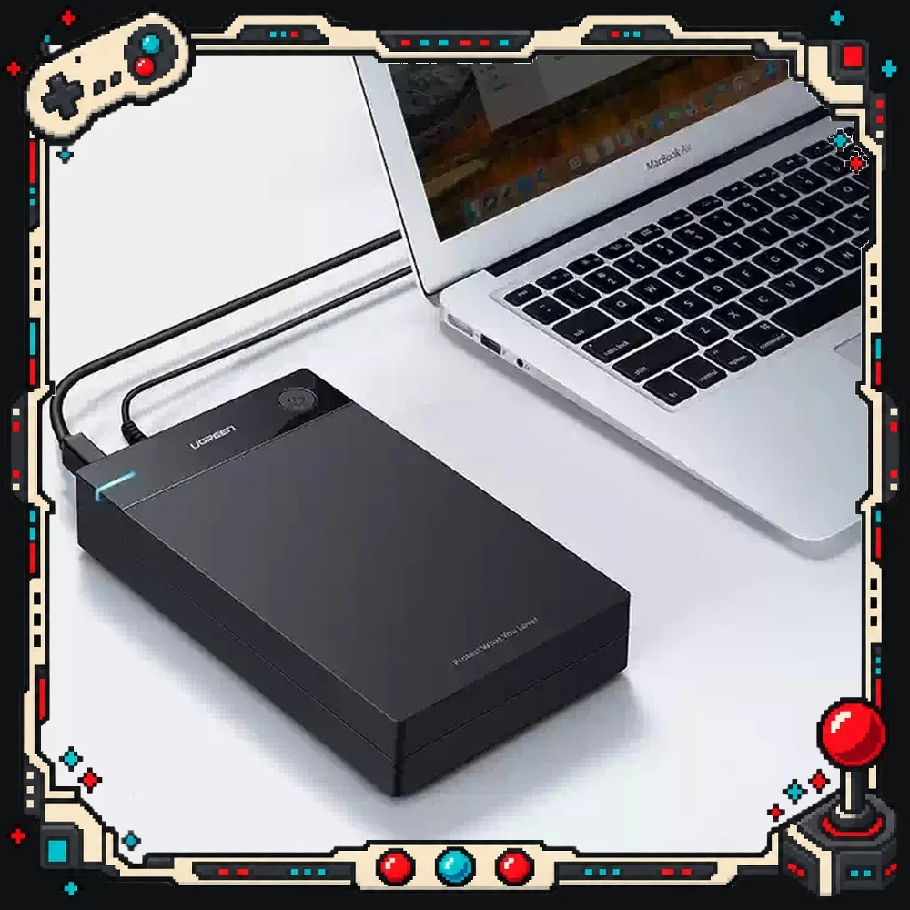 UGREEN 60736 3.5 Inch HDD Enclosure USB 3.0 Type C 5Gbps External Hard Drive Case for Desktop PC