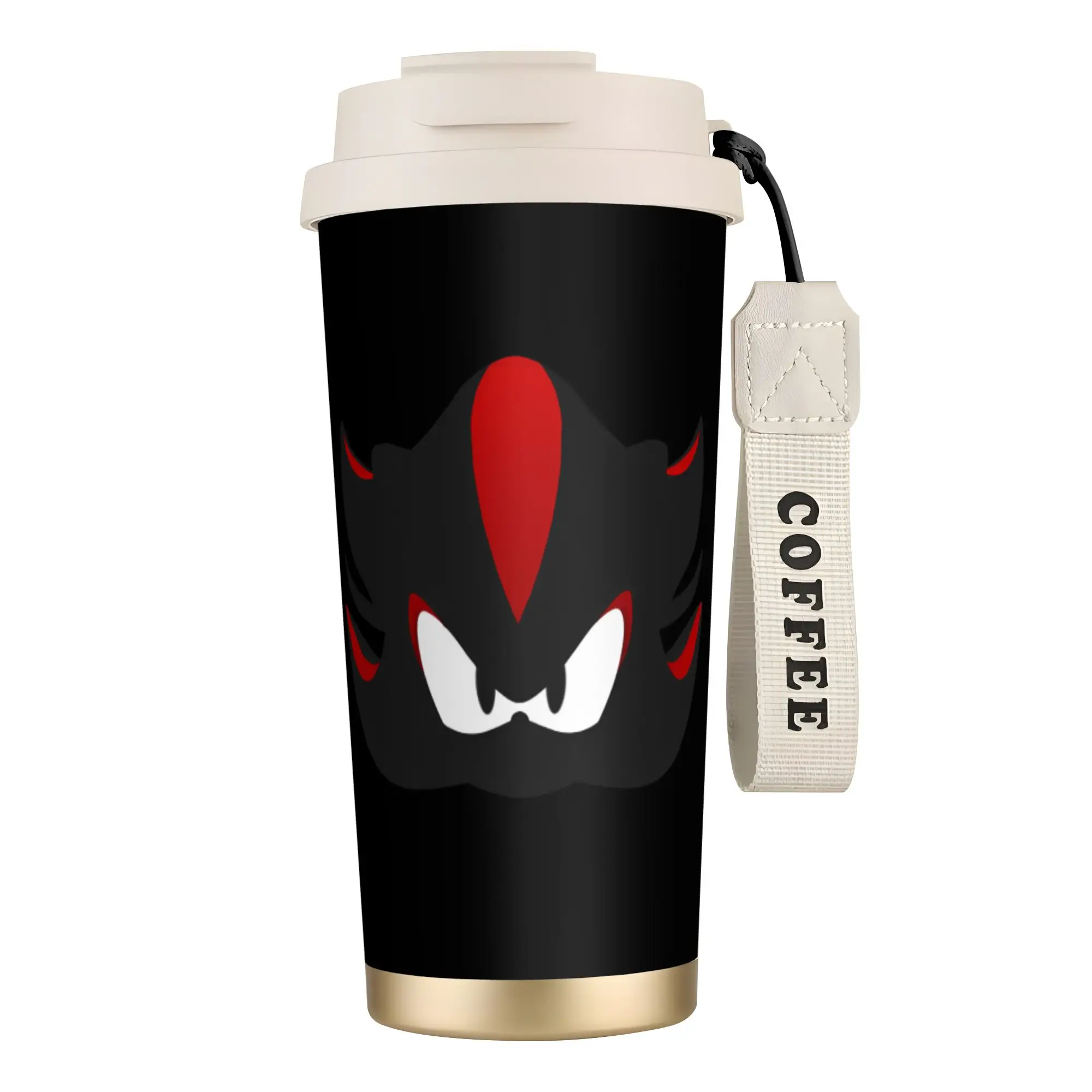 S-Shadow The Hedgehogs Stainless Steel Coffee Cup Cartoon Thermal Cup Travel Outdoor Mugs Hot Cold Drink