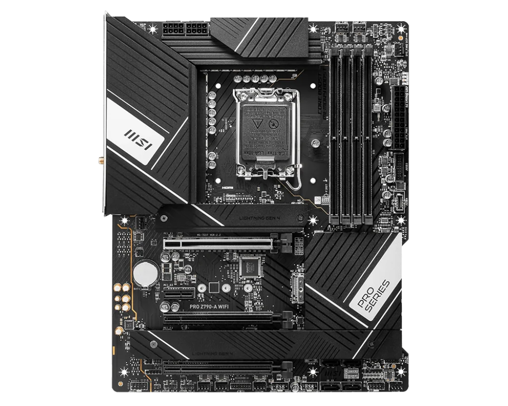 MSI Motherboard PRO Z790-A WIFI DDR4/DDR5 256GB 128GB Z790 Motherboard LGA 1700 support 14900 14700 13900 12700 12500 12100 cpu