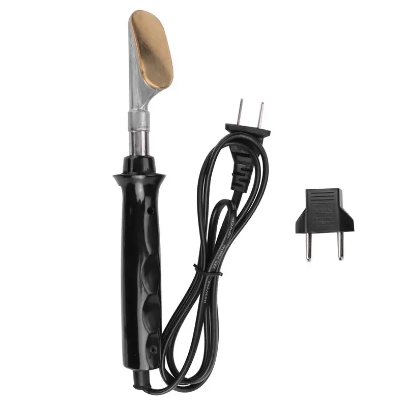 [NEW!A93G】 Electric Soldering Iron With Plastic Handle Flat Tip For Car Bumper Repair Hand Welding Tools EU Plug