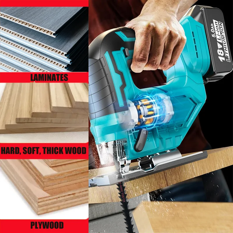 شفرات الصور المقطوعة على الوجهين 4/8-Pack T344Cb لقطع منحني فعال، مجموعة شفرات منشار صابر من الخشب والبلاستيك للمنافصين والنجارين #5