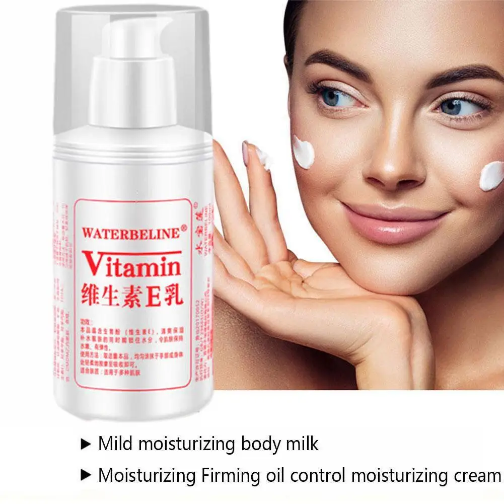 VitaminE Milk Moisturizing Hydrating Rejuvenation Delicate Smooth Skin Firming Anti-Aging Oil Control Face Body Beauty Skin Care