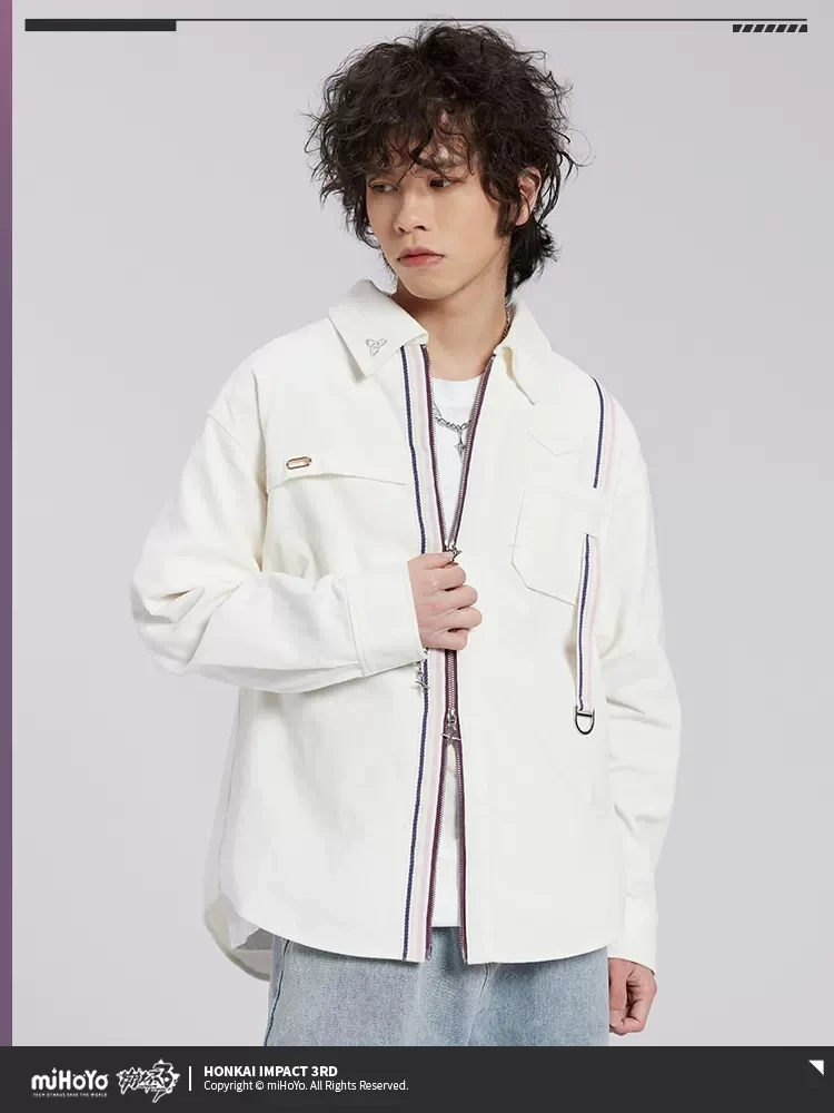 

New game Honkai Impact 3 anime peripheral Elysia quadratic cosplay exquisite man of the law of the shirt series