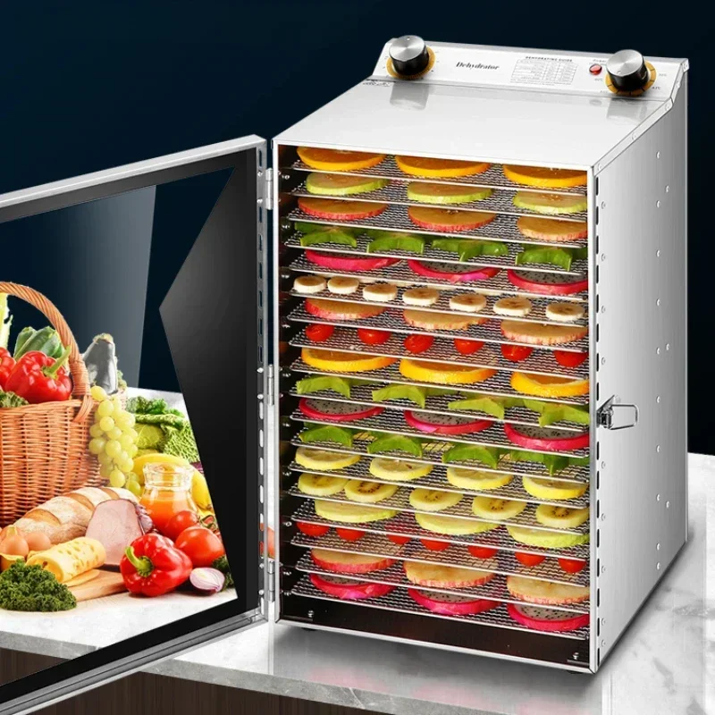 Beef Jerky Fruit Dehydrator Chassis Food Jerky Pet Snack Fruit and Vegetable Air Drying Machine Dehydrator Food Meat Seeds