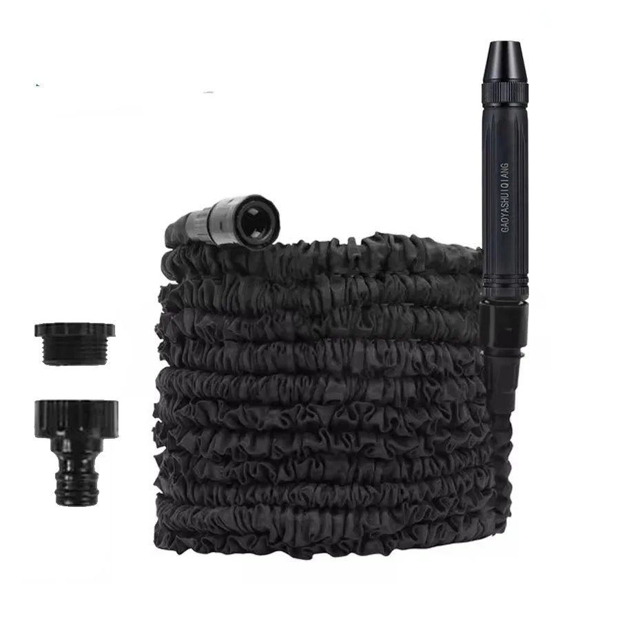 25FT-200FT Uitbreidbare Magische Slang Huis Tuin Watering Waterleidingen Hogedruk Wasstraat Schoonmaken Waterpistool Tuinieren Levert