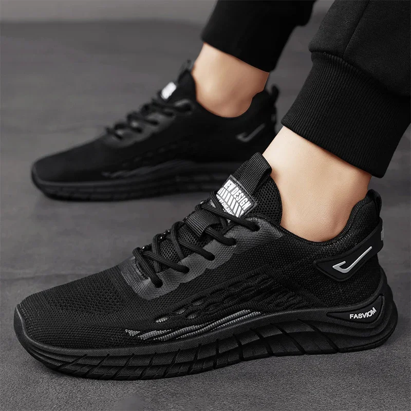 Summer Breathable Men's Shoes Fashion Shoes Sneakers Net Cloth Shoes New Fashion Light Outdoor Jogging Walking Shoes