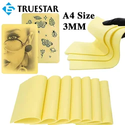 3MM A4 Size Tattoo Practice Skin Double Sides Silicone Tattoo Fake Skin Microblad Permanent Makeup Training Skin Tattoo Supplies