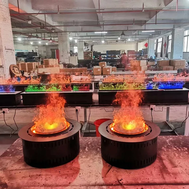 High Quality Steel Material Electric Insert Firewood 3D Water Vapor Fireplaces for Household and Hotel Use