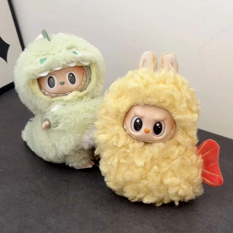 

Милая одежда Labubu для Labubu Wacky Mart, жареные креветки, одежда ручной работы, аниме, периферийные устройства Labubu V1 V3, аксессуары для настройки