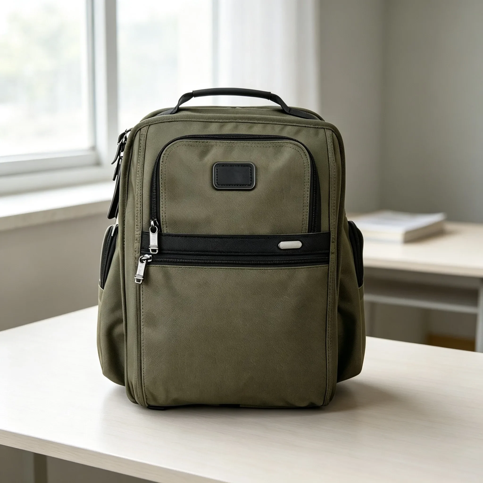 Fashion Nylon Laptop Backpack for Men, Trendy Casual School Bag for Work and Travel