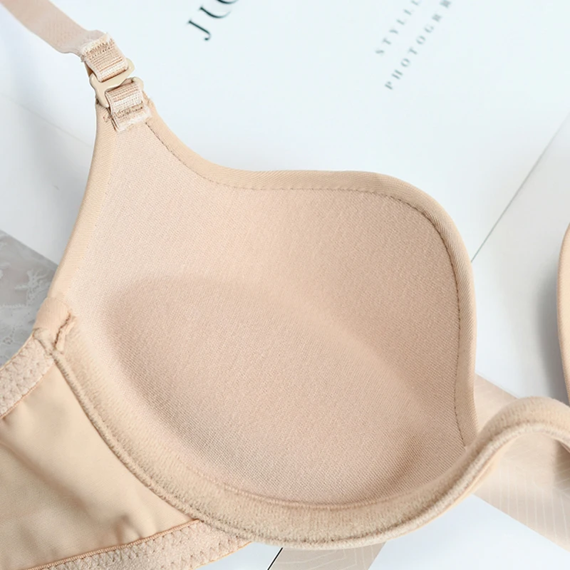 Fashion Backless Bra Lnvisible Lingerie C D Cup Deep U Sexy Bra U Plunge Half Cup Brassiere Black Women Underwear Push Up Bras