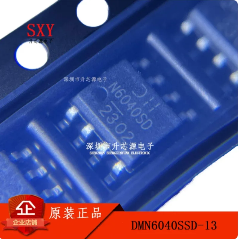 Original DMN6040SD-13 DMN6040 silk screen N6040SD SOP-8 N-channel field-effect transistor
