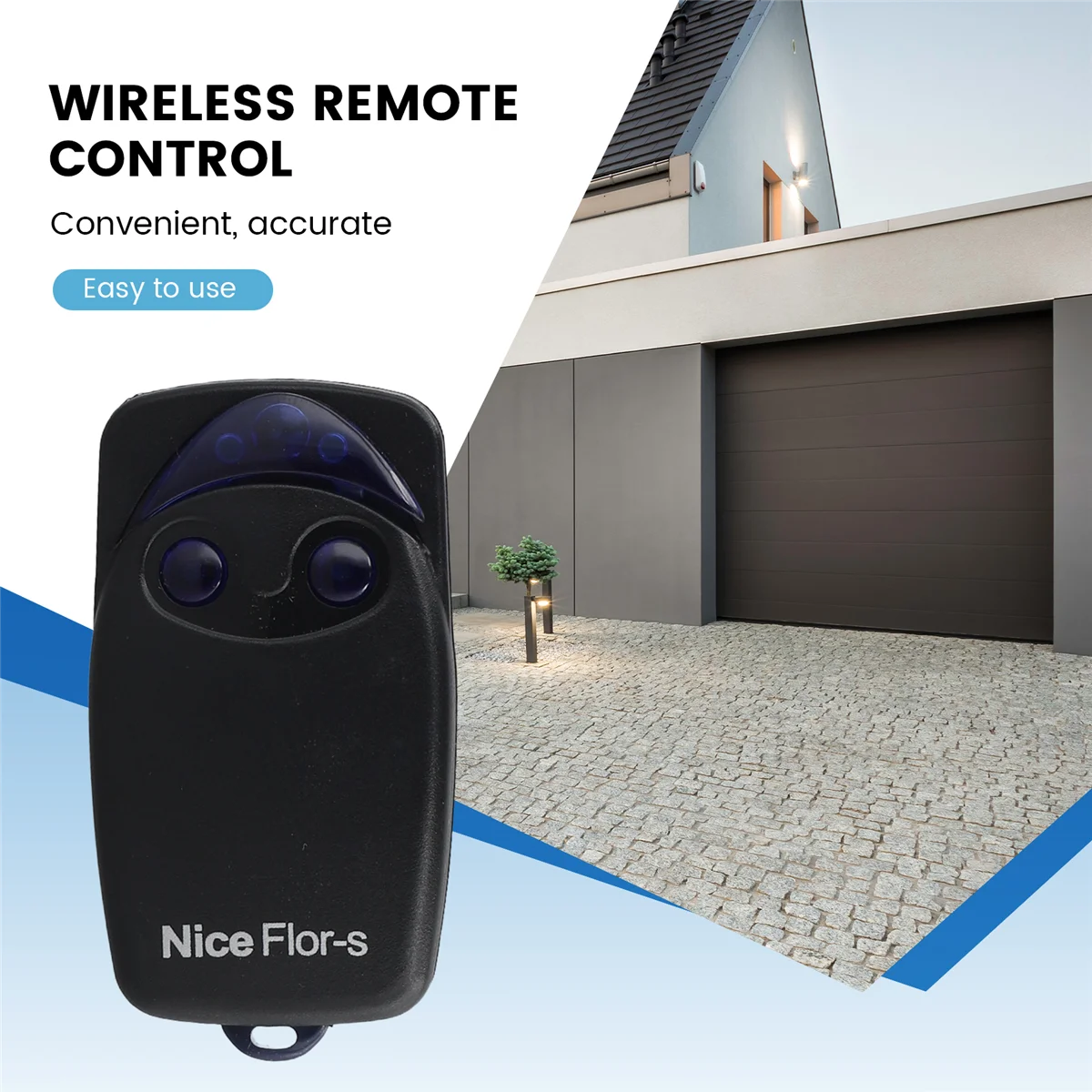 DC12V 433MHZ Garage Door Remote Control Handheld