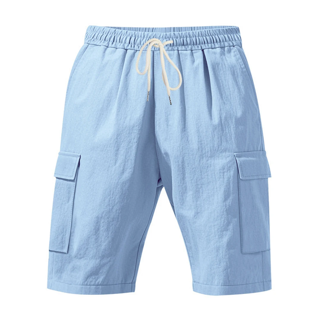

Men's Cargo Shorts Summer Casual multi Pocket Drawstring Comfortable Solid Color Workwear Shorts