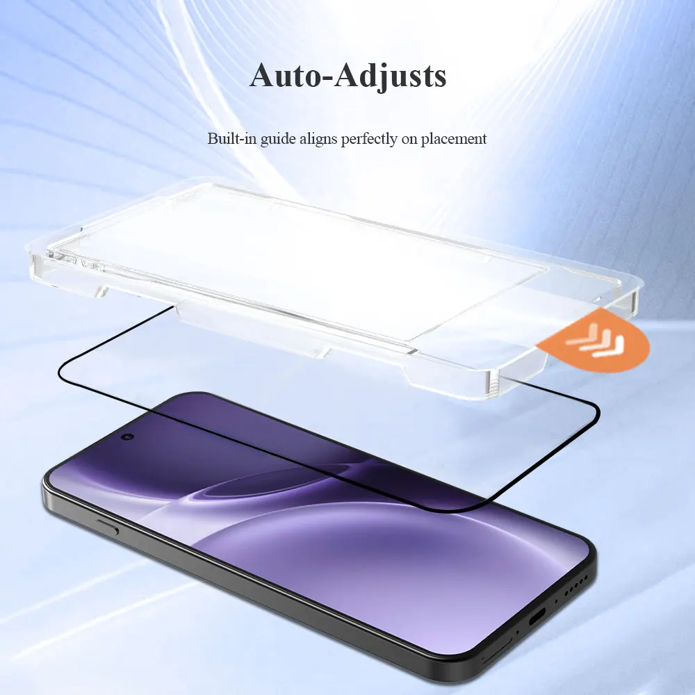 Lereach Displayschutzfolie aus gehärtetem Glas für vivo X500 Pro Max X300 Ultra X500Pro X300 Pro X300S mit staubfreier Positionierungsbox – Detail 5