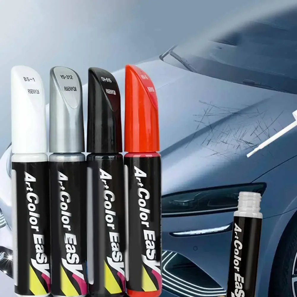 Car Scratch Repair Paint Pen Waterproof Auto Coat Repair Paint Care Pens Scraches Removal Black White Silver Red Car Accessories