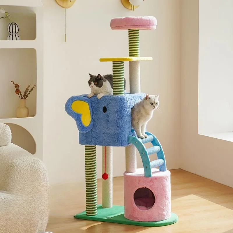 Cat Climbing Cats Grip and Wear Resistance Tree Jumping Platform Cat Scratcher Tower Tree Pet Supplies Products Accessories