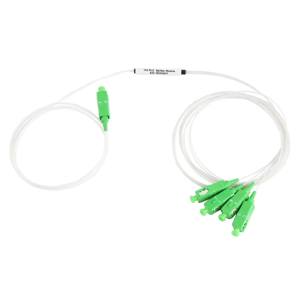 PLC Splitter 5pcs 1X16 SC/APC SM 0.9mm  PVC  FTTH Fiber Optic Connector APC/UPC Free Shipping