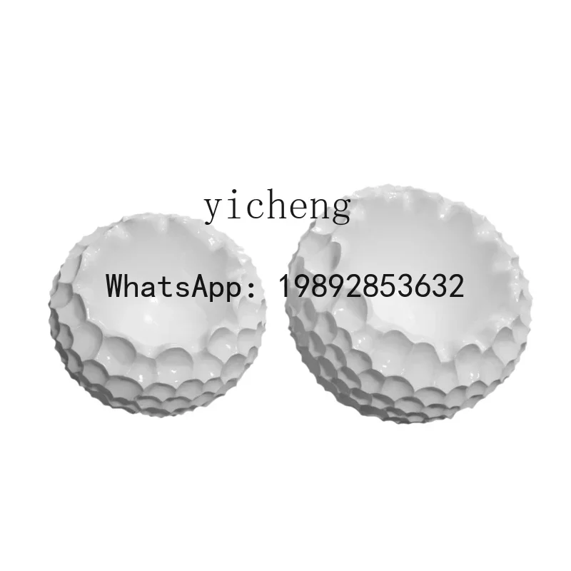W8- Spherical Vase Ornament Modern Home Model Room Decoration Fiberglass Flower Vase desk accessories