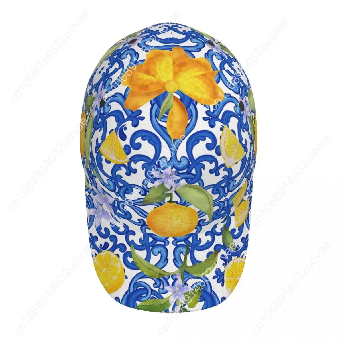 Golf hat men Baseball Cap Sports Mediterranean Style Lemon Snapback Hat Fashion Outdoor Hip Hop Hats For Men Women Unisex