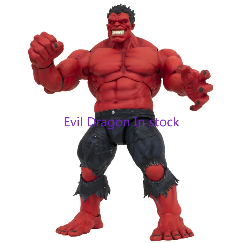 In Stock Dst Marvel Iron Man Red Hulk Red Hulk 9 Inch Action Figure Toy Collectible Gift