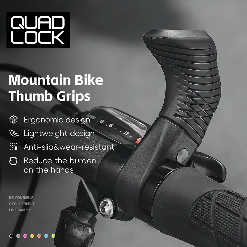 

QUAD LOCK Inner Handle Bar Grips Ergonomic Design Cycling Inner Bar Ultralight Mountain Bicycle Vice Handle