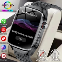 2025 New ECG+PPG Accurate Measure Blood Sugar Smart Watch Men Blood Pressure Lipids Uric Acid Bluetooth Call Health Smartwatches