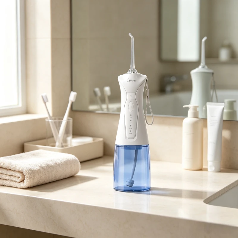 300ml Water Flosser 4 Modes 4 Tips High Frequency Oral Irrigator Detachable Tank for Braces Home Travel Dental Care 구강 세정기