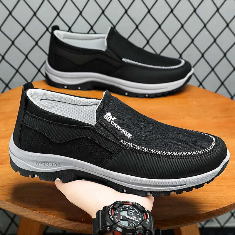 

Мужские лоферы, уличная повседневная спортивная обувь без шнуровки на плоской подошве, удобная дышащая прогулочная обувь, легкая обувь на мягкой подошве