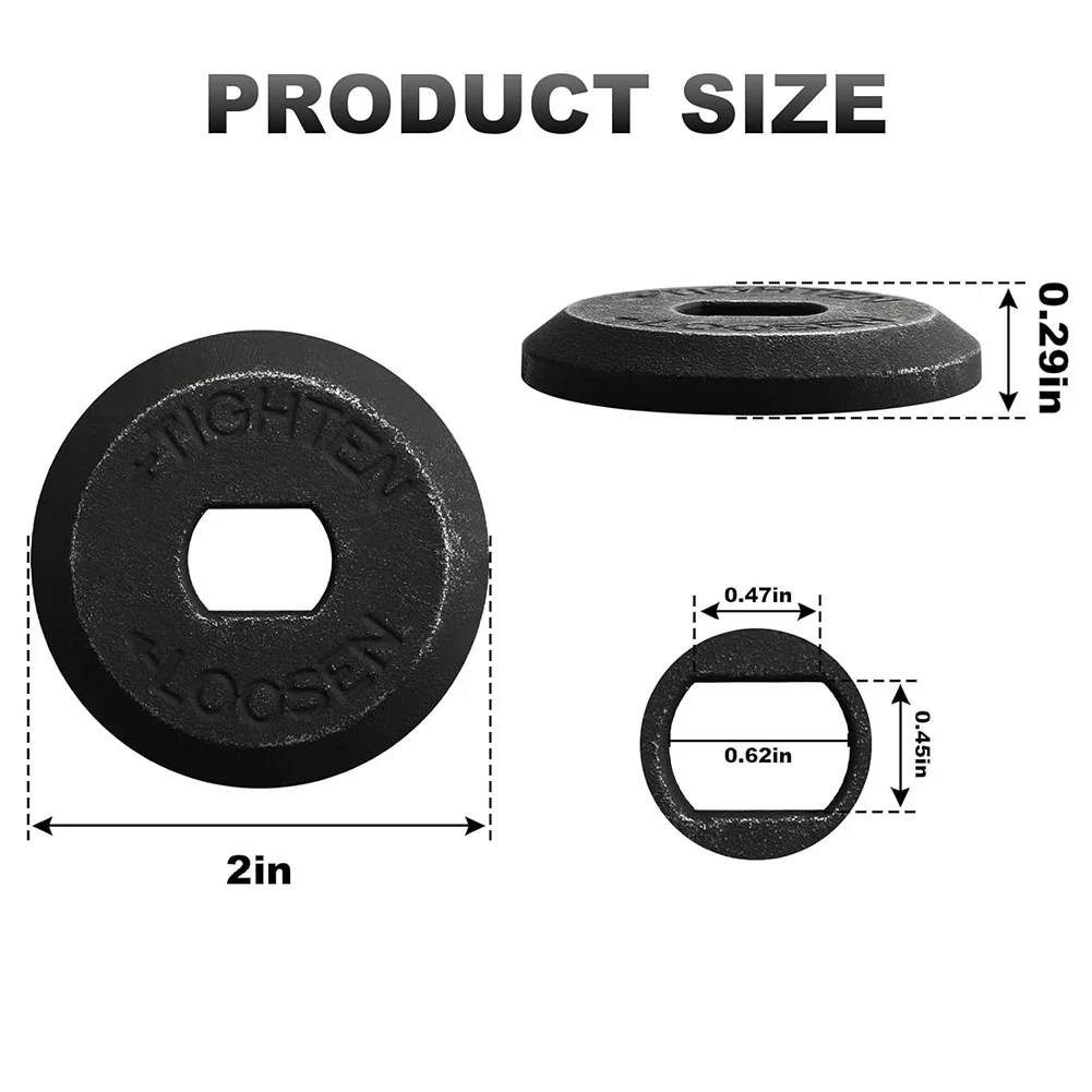 Replacement N595259 Washer with N538823 Outer Clamp for DWS715 Miter Saw Ensures Stability and Reduced Vibration