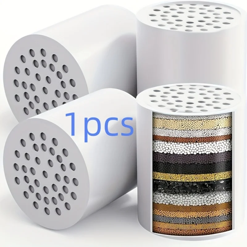 

Universal Shower Filter Replacement Cartridge Hard Water Purifier Remove Chlorine Heavy Metal Sediments Water Softener Bathroom