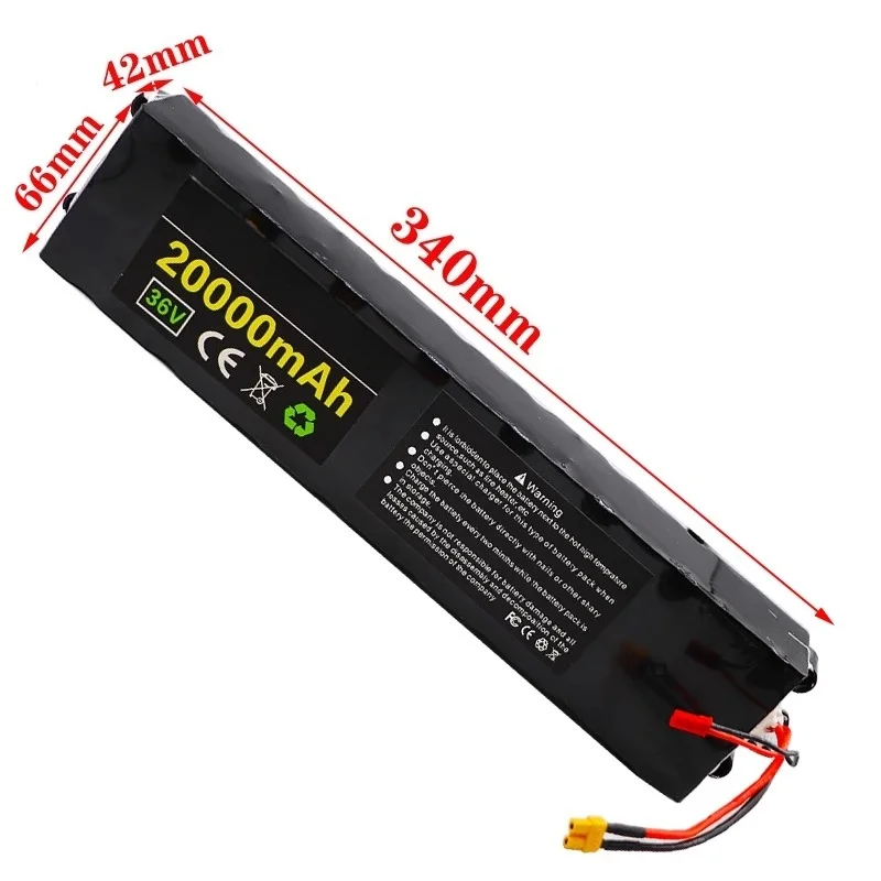 New 36V 10Ah 12Ah 14Ah 20Ah 13S3P 36V Lithium Ion Battery Pack with BMS 20000mah for Xiaomi Mijia M365 Scooter Batteries