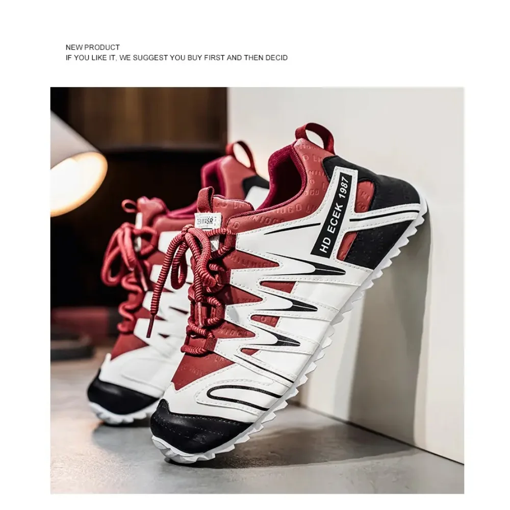 

New Luxury Men's Sneakers Mesh Breathable Strap Versatile Casual Shoes Thick Bottom Increased Breathable Sports Running Shoes