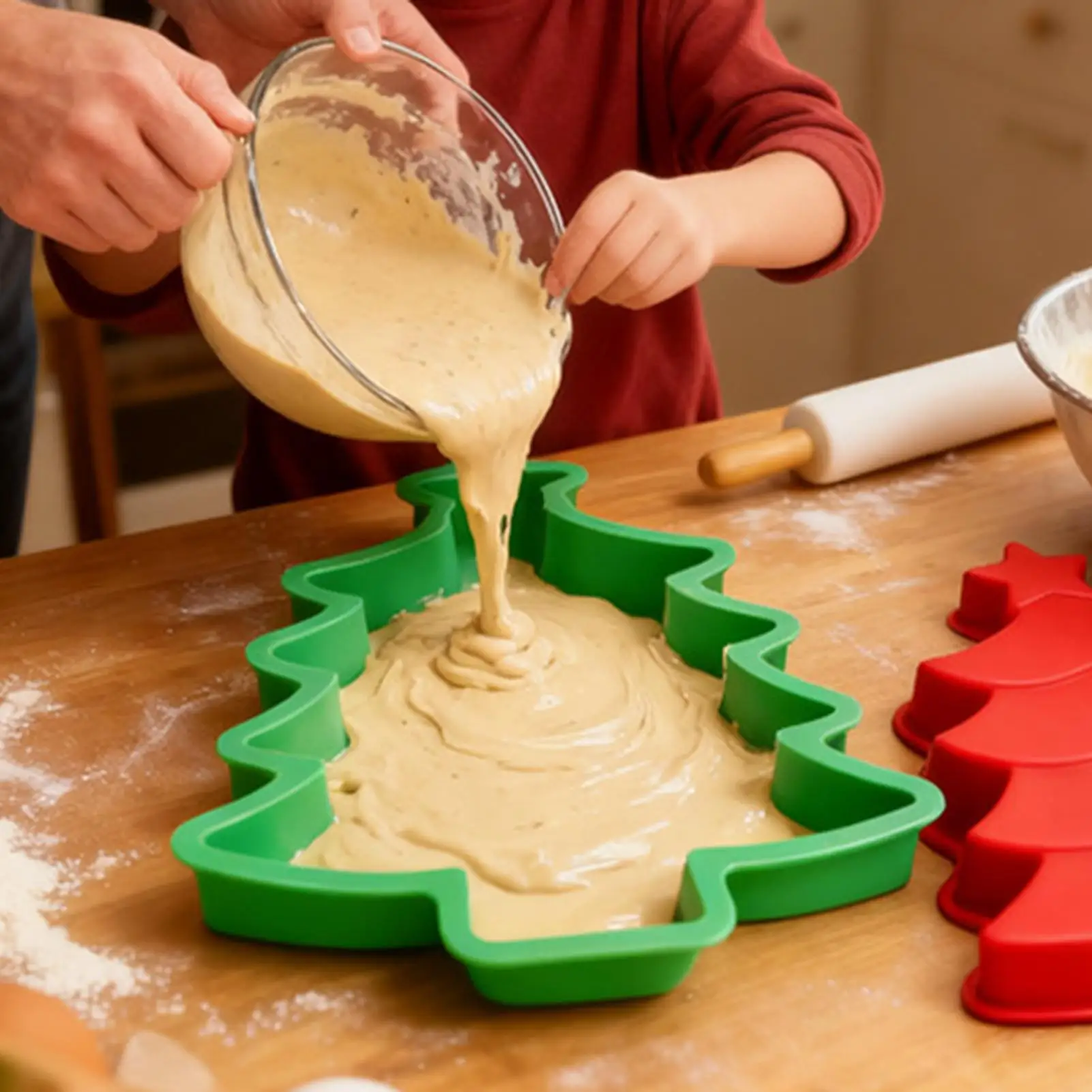 

Дизайн рождественской елки, силиконовая форма для торта, форма для выпечки шоколадных конфет, форма для печенья, кондитерских изделий, печенья, форма для выпечки торта «сделай сам»