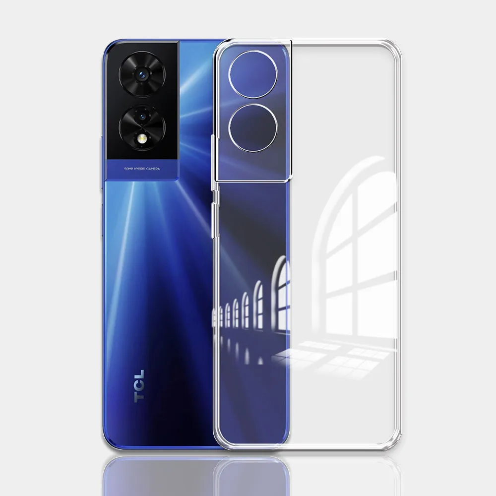 جراب سيليكون Tcl من tpu شفاف لـ tcl ، مقاوم للصدمات ، tcl505/tcl501 funda