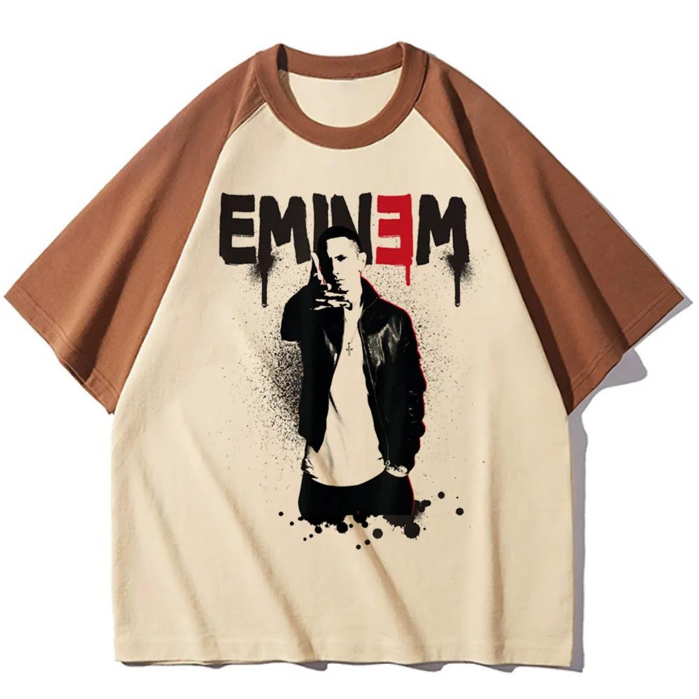 Eminem t shirt teen University Digital Pastel Colorful harajuku  kawaii top tees streetwear hip hop kawaii Classic Psychedelic