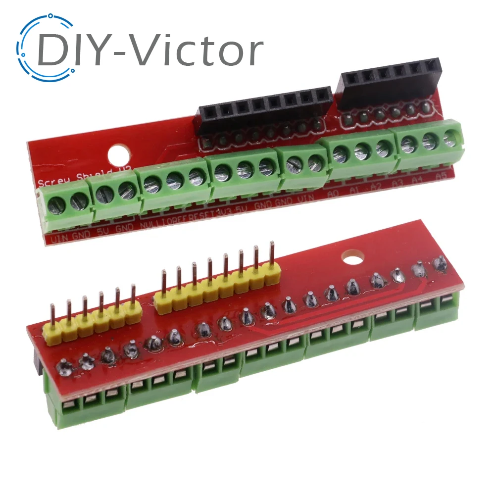 For arduino Screw Shield V2 Study Terminal Expansion board Double Support For UNO R3 Shield V2 Diy Electronic Expansion Board