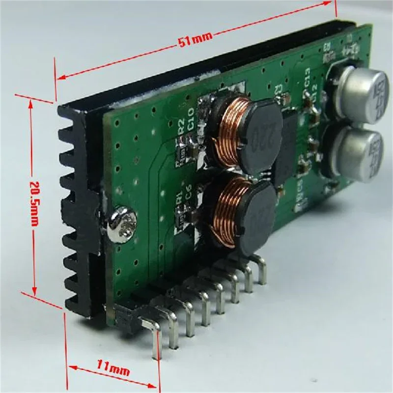 

BMA24150V21 Модуль моноусилителя с короткими прямыми иглами, класс AB, D, 50 Вт