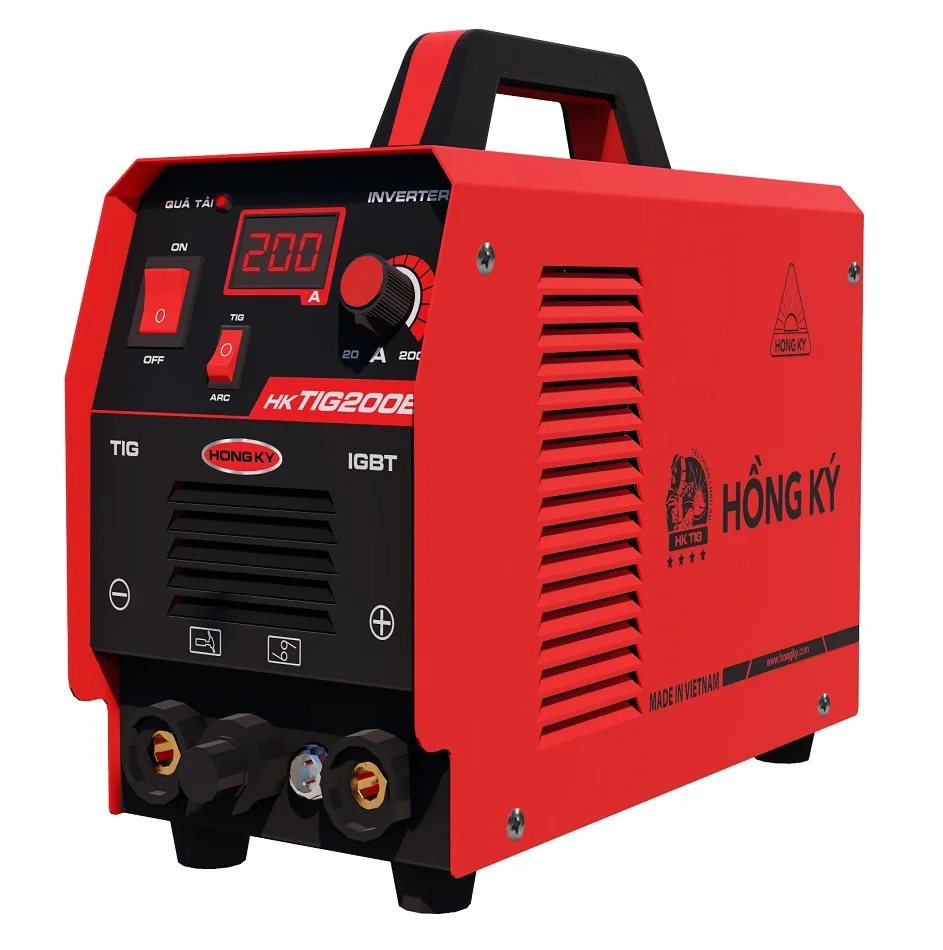 Made in Vietnam TIG STICK Welding Machine 200 Ampe 220 V - HKTIG200E MMA 2 In1 Functions Combined CE Approved
