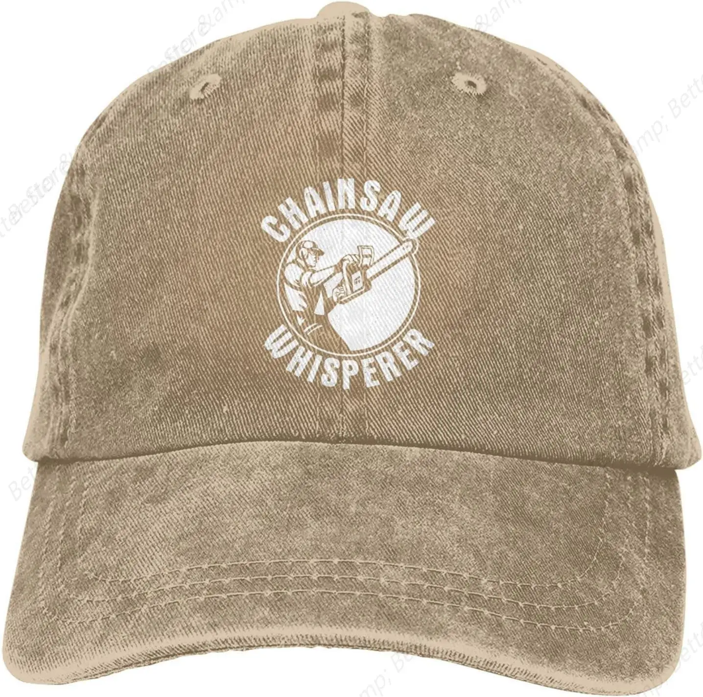 Chainsaw Whisperer Hat Funny Washed Cotton Cowboy Baseball Cap Vintage Trucker Hat Men Women