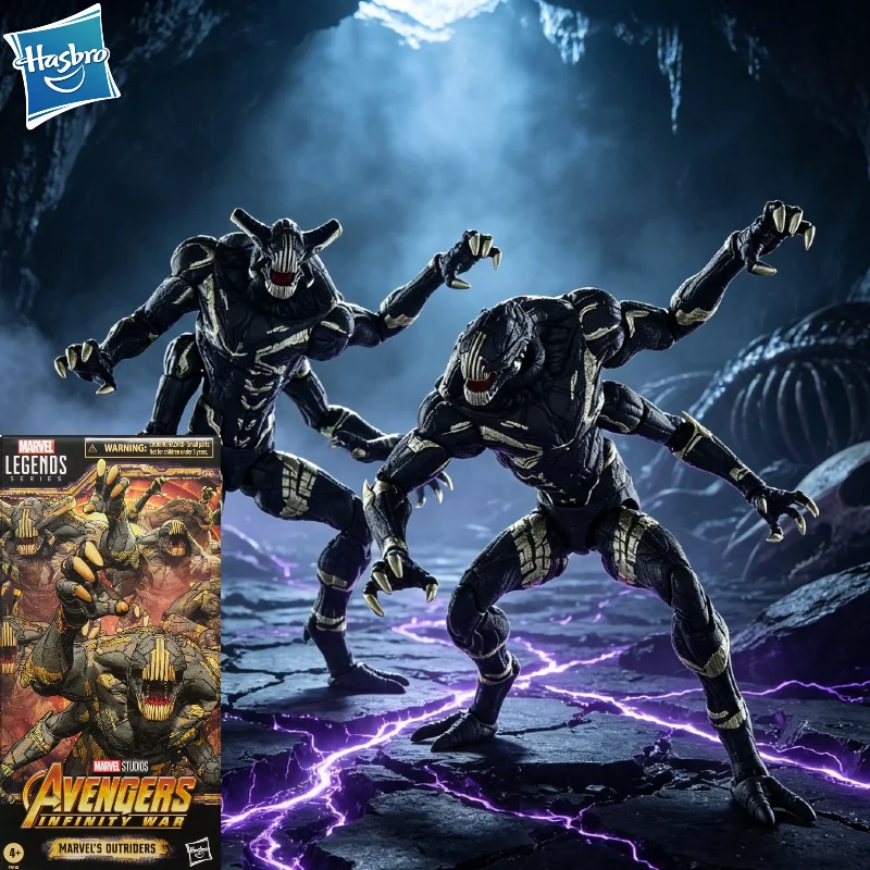 【EN STOCK】Figura de acción original de Hasbro Marvel Legends Series Marvel's Outriders de 6 pulgadas, paquete de 2, juguete de Los Vengadores: Infinity War